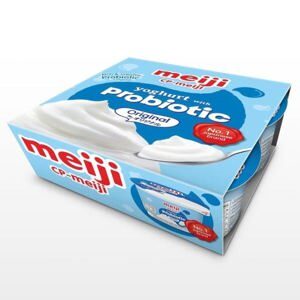 Sữa chua nguyên chất Meiji 90g x 4 hộp