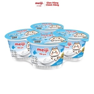 Sữa chua nguyên chất Meiji 90g x 4 hộp