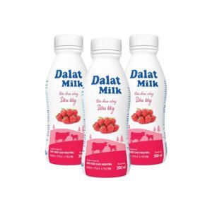 Sữa chua uống Dalat milk dâu tây - 500ml