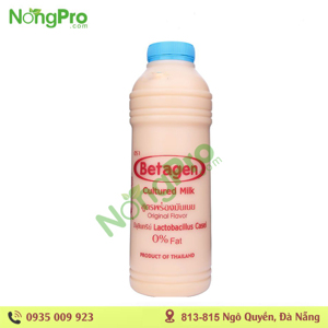 Sữa chua uống lên men hương tự nhiên Betagen chai 700ml