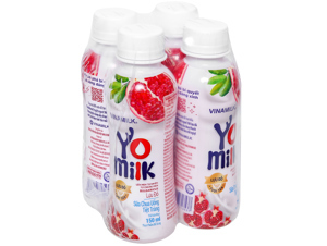 Sữa chua uống lựu đỏ Vinamilk lốc 4 chai x 150ml