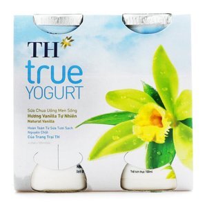 Sữa chua uống men sống TH true Yogurt hương vanila tự nhiên