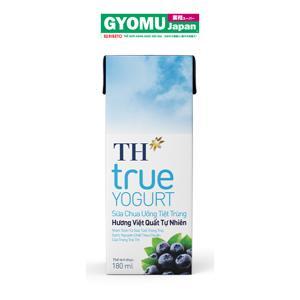 Sữa chua uống TH True Milk hương việt quất 180ml