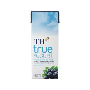 Sữa chua uống TH True Milk hương việt quất 180ml