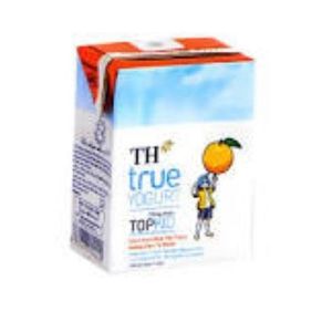 Sữa chua uống TH true Yogurt Topkid hương cam vỉ 4 hộp 110ml