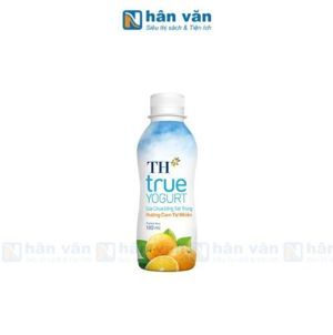 Sữa chua uống tiệt trùng hương cam TH chai 180ml