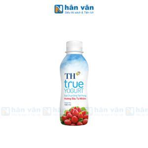 Sữa chua uống vị dâu TH True Yogurt 180ml