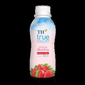 Sữa chua uống vị dâu TH True Yogurt 180ml