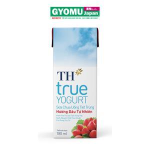 Sữa chua uống vị dâu TH True Yogurt 180ml