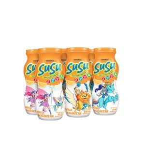 Sữa chua uống Vinamilk Susu hương Cam 80ml (6 chai)