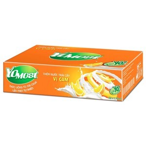 Sữa chua uống Yomost cam 170ml - thùng 48 hộp