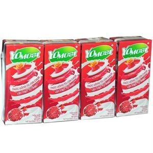 Sữa chua uống Yomost lựu/ Lốc 4 hộp 170ml