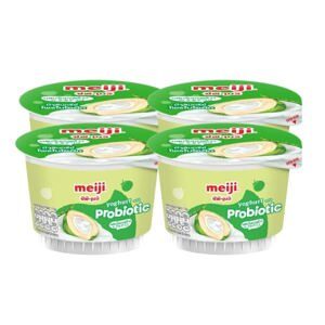 Sữa chua với thạch dừa hiệu Meiji 90g x 4 hộp