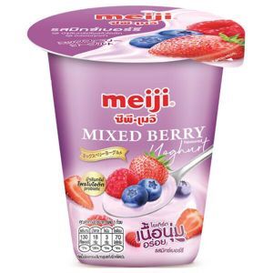 Sữa chua với thạch dừa hiệu Meiji 90g x 4 hộp