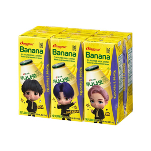 Sữa chuối Hàn Quốc Binggrae Banana - Lốc 6 x 200ml