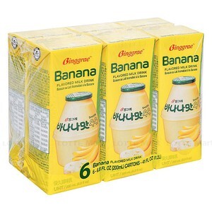 Sữa chuối Hàn Quốc Binggrae Banana - Lốc 6 x 200ml