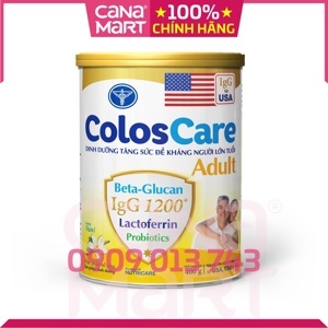 Sữa Coloscare Adult IgG 1200+ - 400g