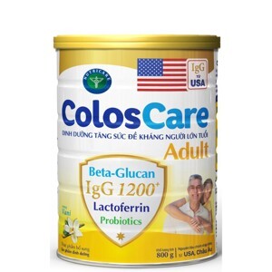 Sữa Coloscare Adult IgG 1200+ - 800g
