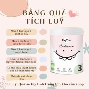 Sữa công thức hữu cơ Popote của Pháp số 2 cho bé 6-12 tháng tuổi (800gr)