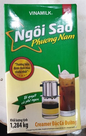 Sữa đặc Ngôi Sao Phương Nam xanh lá - 380g, thùng 48 hộp