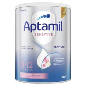 Sữa dành cho bé bị dị ứng đạm sữa bò Aptamil Úc Prosyneo Sensitive Infant Formula 900g từ 0 đến 12 tháng tuổi