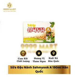 Sữa đậu đen óc chó hạnh nhân Sahmyook 190ml