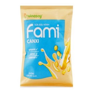 Sữa đậu nành Fami canxi hộp 200ml