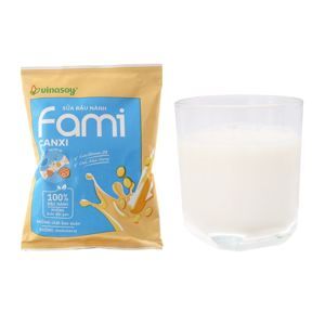 Sữa đậu nành Fami canxi bịch 200ml