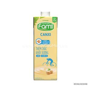 Sữa đậu nành Fami Canxi hộp 1L