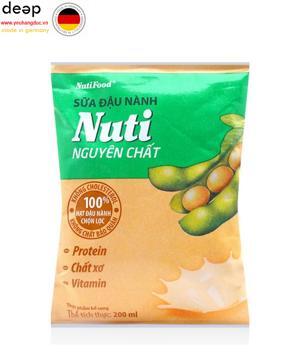 Sữa đậu nành Nutifood nguyên chất - bịch 200ml