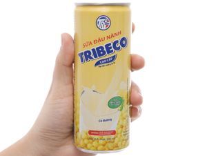 Sữa đậu nành Tribeco Trisoy lon 240ml