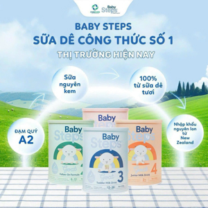 Sữa dê BabySteps số 2 - 900g