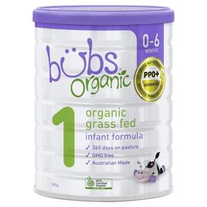 Sữa dê Bubs Số 1 Organic - 800g