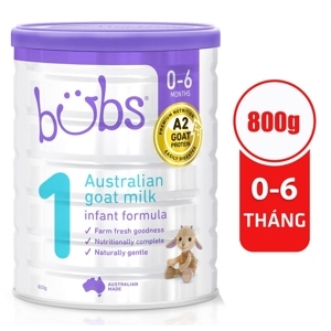Sữa dê Bubs Úc số 1 800g (0 - 6 tháng)
