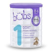 Sữa dê Bubs Úc số 1 800g (0 - 6 tháng)