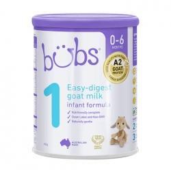 Sữa dê Bubs Úc số 1 800g (0 - 6 tháng)