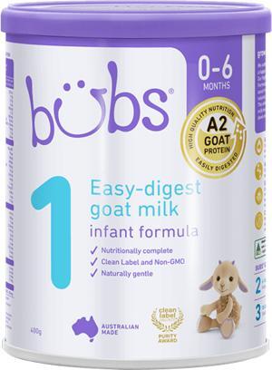 Sữa dê Bubs Úc số 1 800g (0 - 6 tháng)