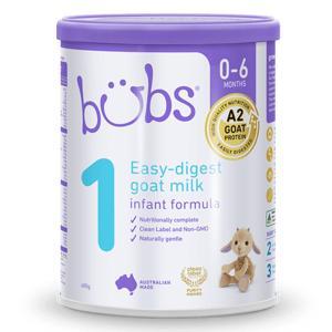Sữa dê Bubs Úc số 1 800g (0 - 6 tháng)