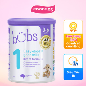 Sữa dê Bubs Úc số 1 800g (0 - 6 tháng)