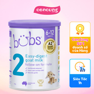 Sữa dê Bubs Úc số 2 800g (6 - 12 tháng)