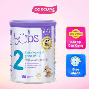 Sữa dê Bubs Úc số 2 800g (6 - 12 tháng)