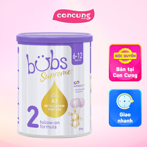 Sữa dê Bubs Úc số 2 800g (6 - 12 tháng)