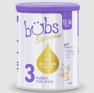 Sữa dê Bubs Úc số 3 800g (1-3 tuổi)