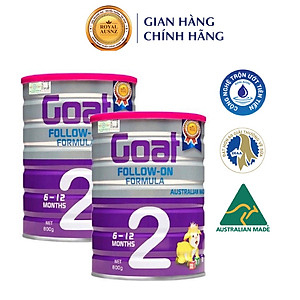 Sữa dê hoàng gia Úc Royal Ausnz Goat Follow-On Formula 2 - Dành cho trẻ từ 6 - 12 tháng tuổi