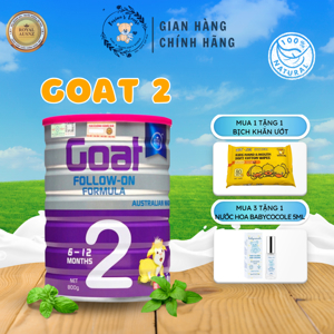 Sữa dê hoàng gia Úc Royal Ausnz Goat Follow-On Formula 2 - Dành cho trẻ từ 6 - 12 tháng tuổi