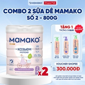 Sữa dê Mamako Số 2 800gr