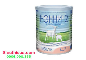 Sữa dê Nanny Vitacare Nga số 2 - hộp 400g (dành cho trẻ từ 6-12 tháng tuổi)