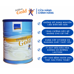 Sữa Delikost Gold - 900g, cho bệnh nhân ung thư