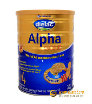 Sữa Dielac Alpha Gold Step 4 - hộp 900g (dành cho trẻ từ 2-4 tuổi)