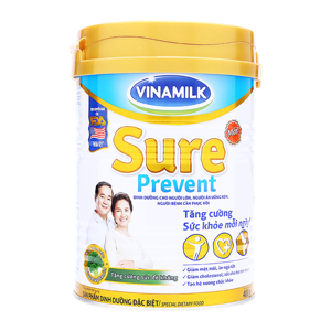 Sữa bột Vinamilk Sure Prevent - hộp 400g (dành cho người cao tuổi)